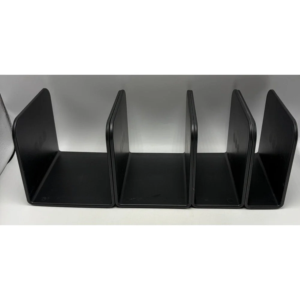 Caraway 4 Piece Set Magnetic Pots Pans Rack Black Divider Organizer Holder New